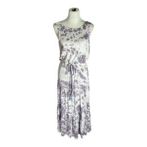 Knox Rose Dress Women's Size Small Sleeveless Maxi Dress Light Purple Tie Dye